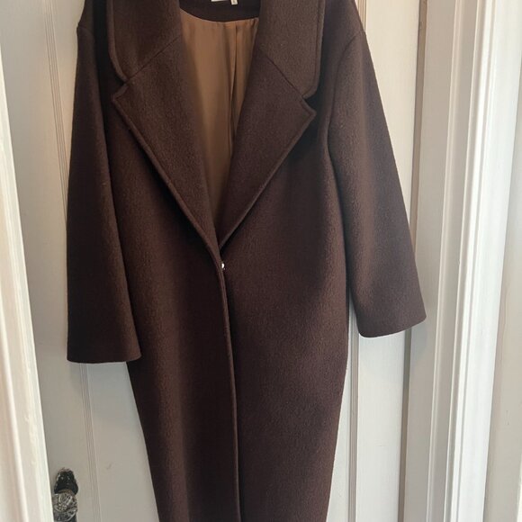 Espresso Brown Marcella Elizabeth Coat (Like New) - Picture 3 of 3